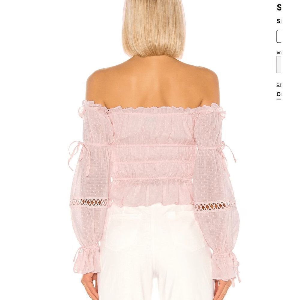 Majorelle Harrison Top in Baby Pink Size S - Picture 2 of 3